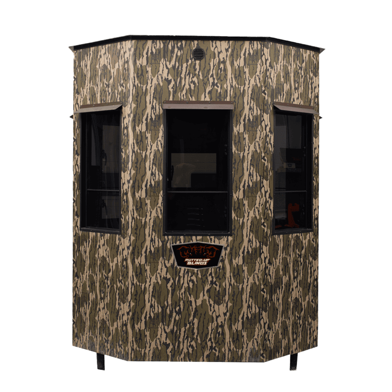 Defender Hunting Blind - Rutted-Up Blinds - Elevated Hard Sided Hunting ...